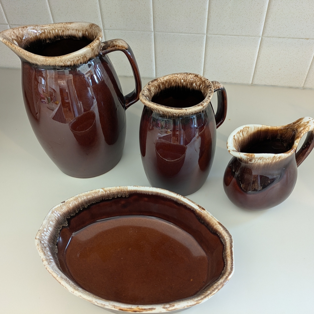 Hull Pottery Pitcher and Bowl Set